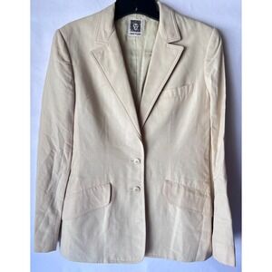 Anne‎ Klein Blazer Womens Size 10 Beige